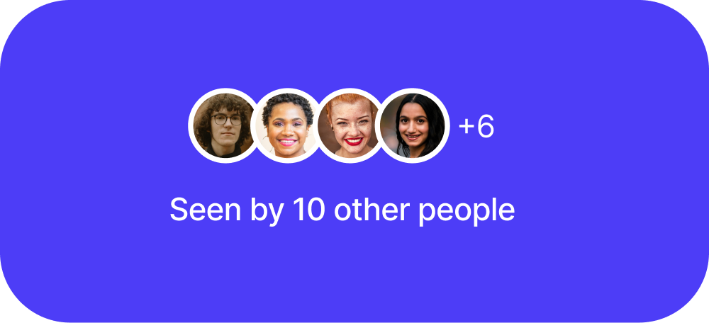 Recent viewers feature